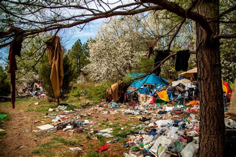 They refer to this homeless camp as The Hill, said Branden, who has lived on-and-off at The Hill for. . Homeless camps near me